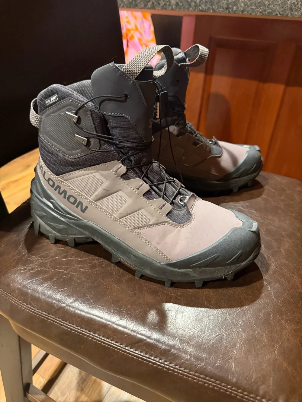 Salomon Women's Crosstrak Powder Waterproof Winter Boots Sz 10